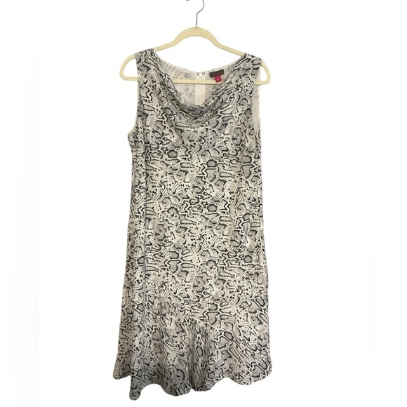 Vince Camuto snake print COWL NECK SLIP DRESS size 14 - Picture 5 of 6